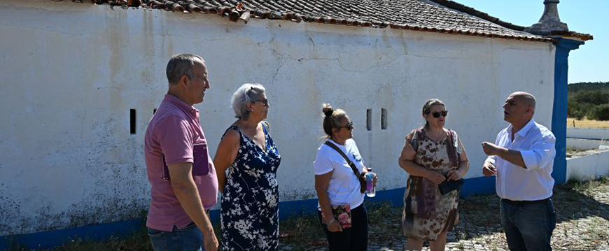 Câmara Municipal avalia intervenções na Ermida de N. Sra. dos Remédios montalvao