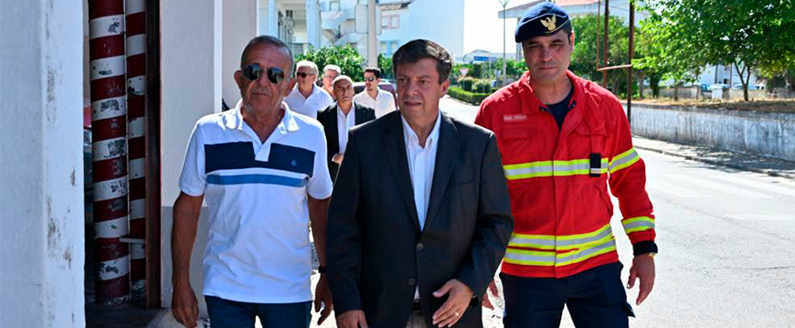 Cerimónia de Tomada de Posse do Novo Comandante dos Bombeiros Voluntários de Nisa tomada posse comandante