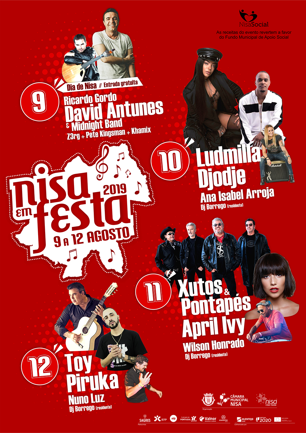 Cartaz - Nisa em Festa 2019 Cartaz - Nisa em Festa 2019